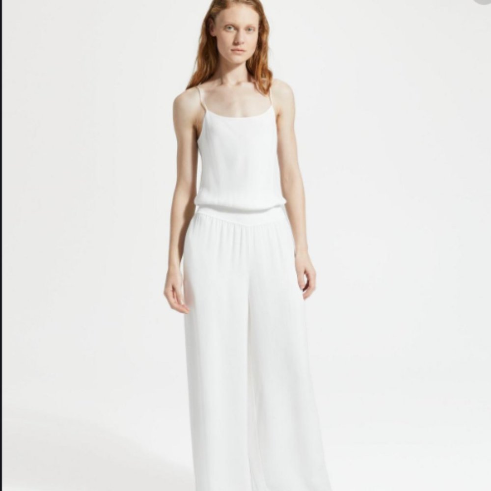 Rarely wear! Theory - Silk Wide-leg Jumpsuit